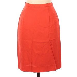 Vintage Giorgio Armani orange knee length skirt size 42 IT (US 6)